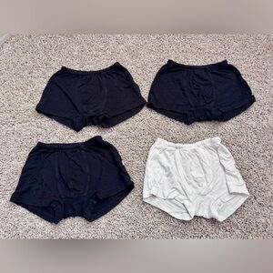 Kyte baby kids Black and White Underwear Set size 4T